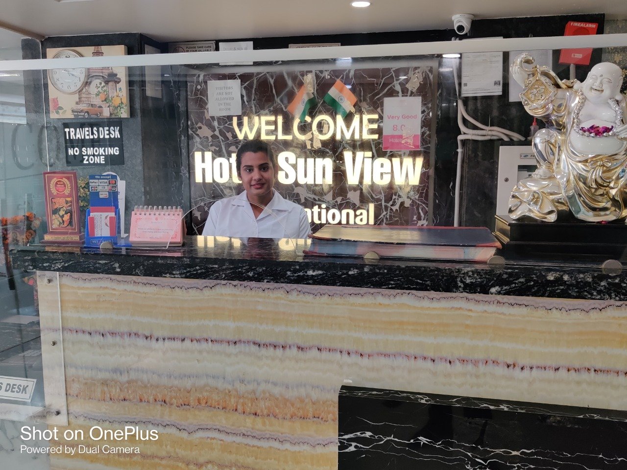 Front Desk Hotel Sun View International Karol Bagh Delhi